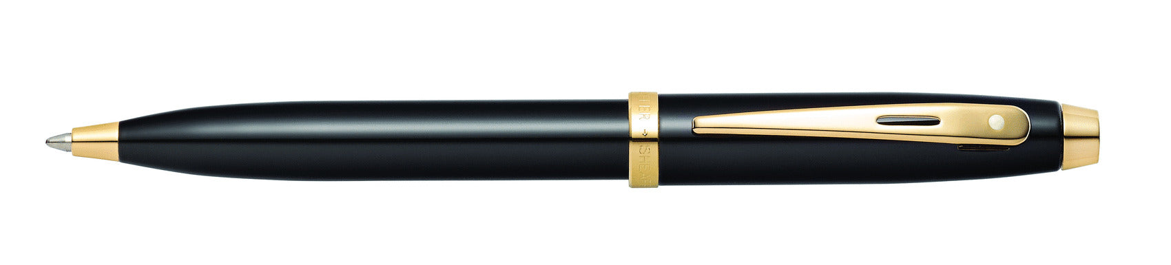 Sheaffer Ballpoint Pen - 100 - Black - Gold Trim