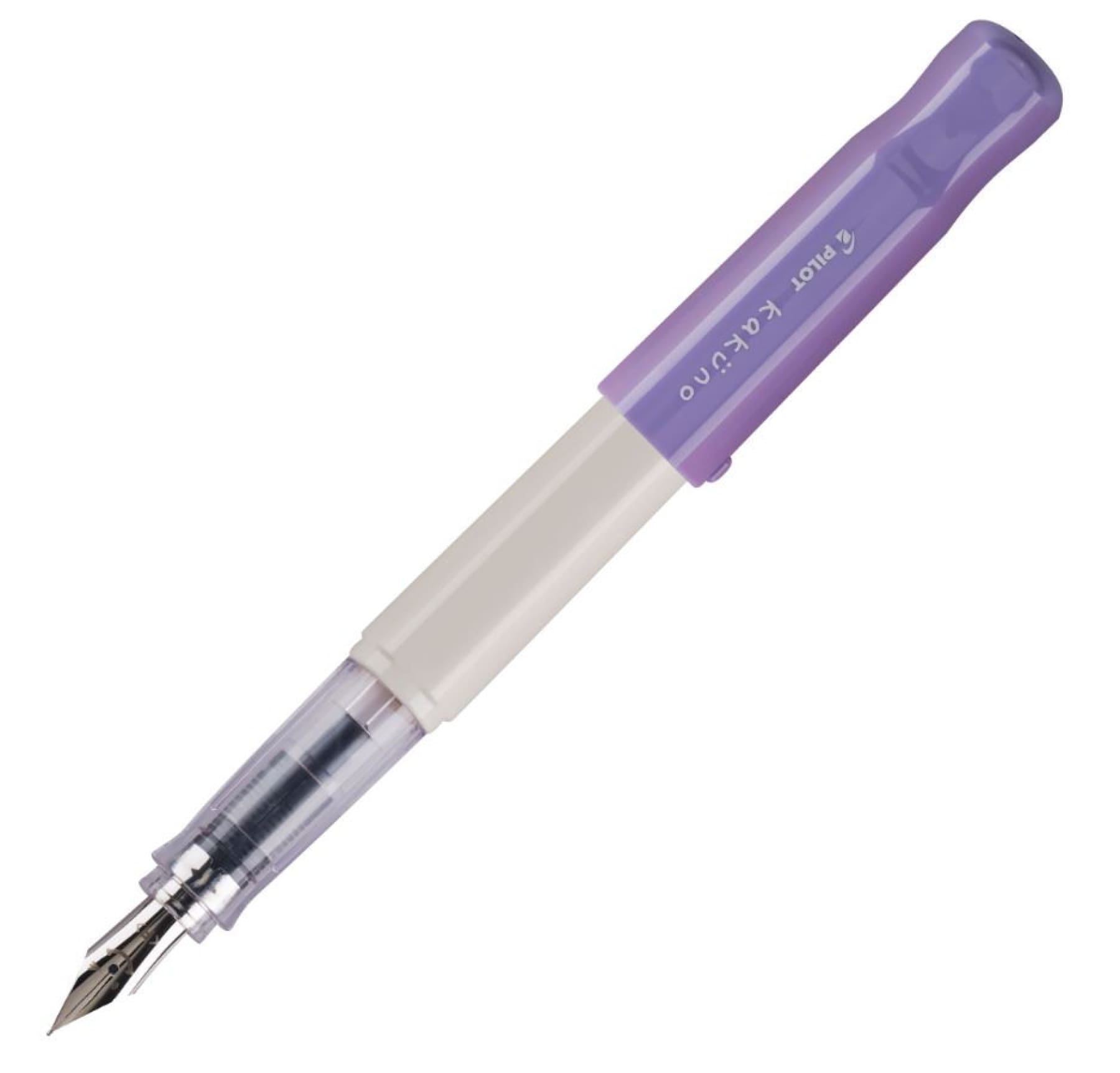 Pilot Kakuno Fountain Pen - Fine White (Purple)