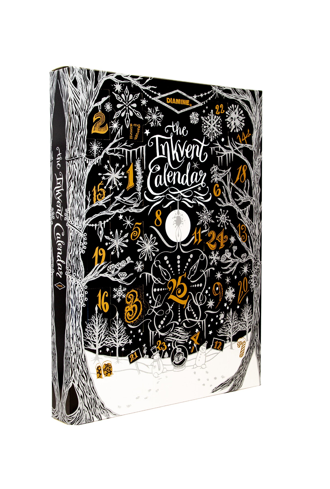 Diamine Inkvent Calender 2024, Black Edition