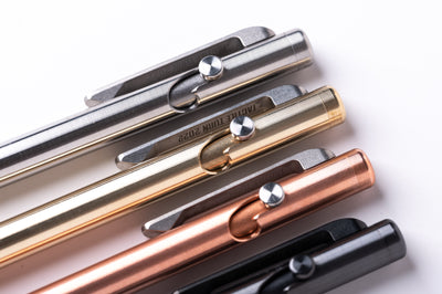 Tactile Turn Slim Bolt Action Pen - Titanium