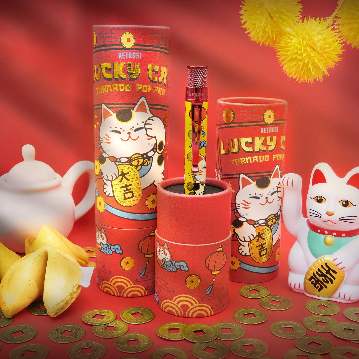 Retro 1951 - Tornado Popper™ - Lucky Cat Rollerball