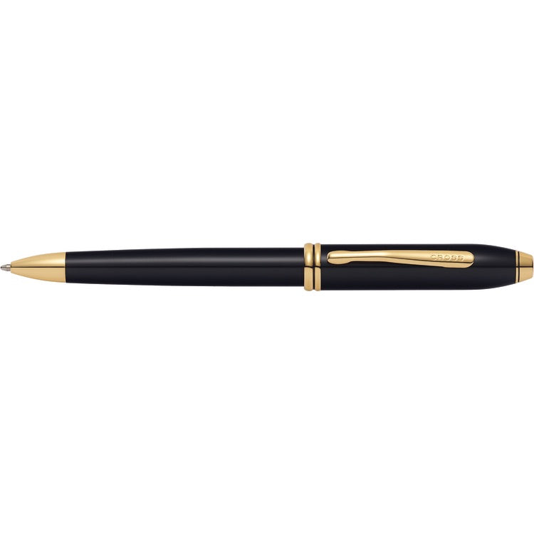 Cross Townsend Black Lacquer (new wider) Ballpoint Pen