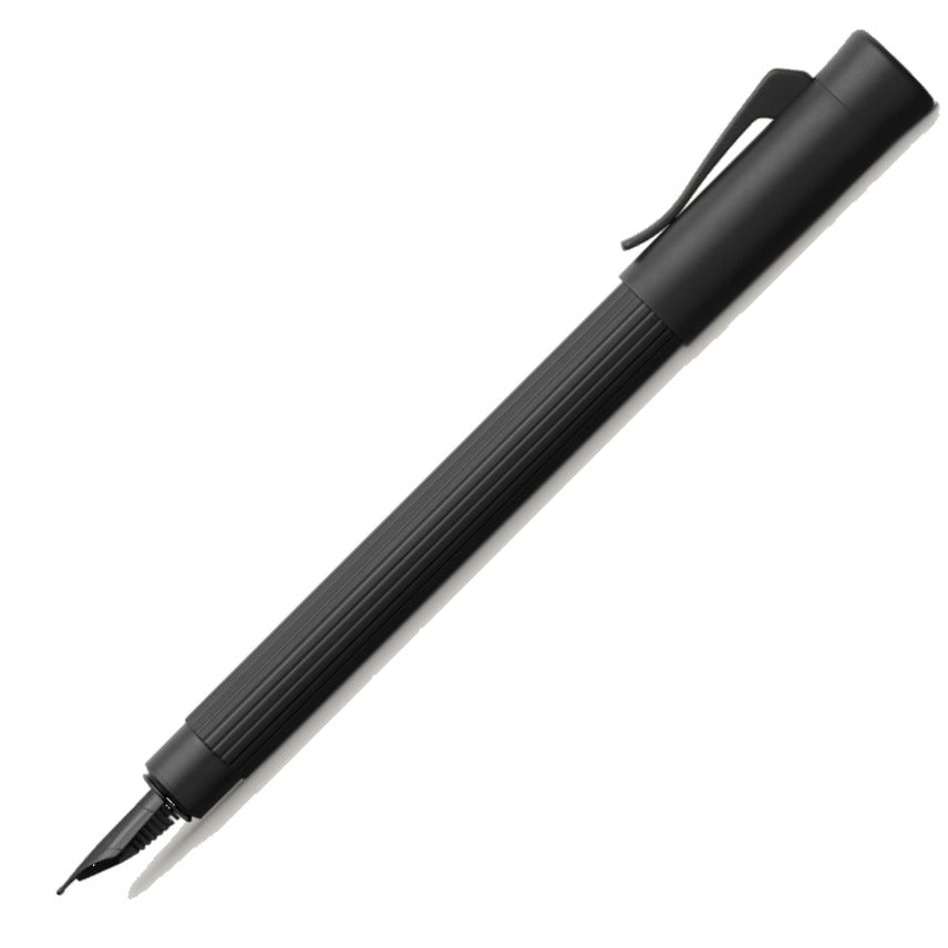 Graf von Faber-Castell Tamitio Pure Black Fountain Pen | Pen Place ...