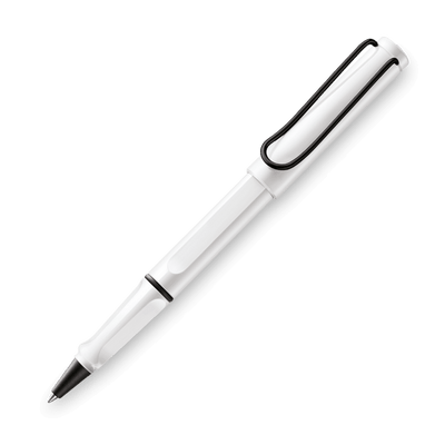 Lamy Safari White & Black Rollerball Pen